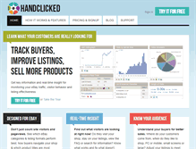 Tablet Screenshot of handclicked.com